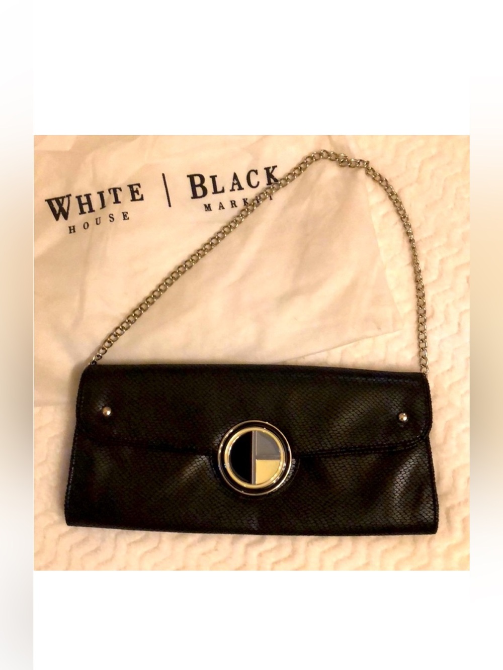 Vintage White House Black Market Black Purse